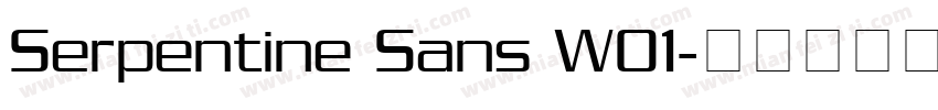 Serpentine Sans W01字体转换